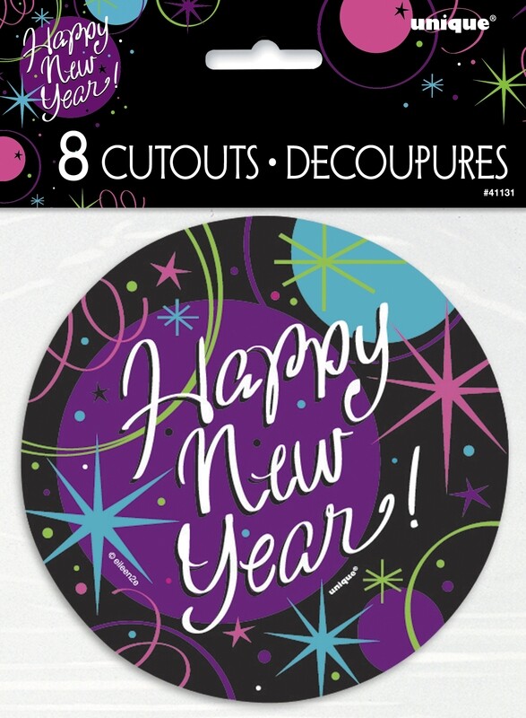 Stellar New Year Mini Cutouts 5"