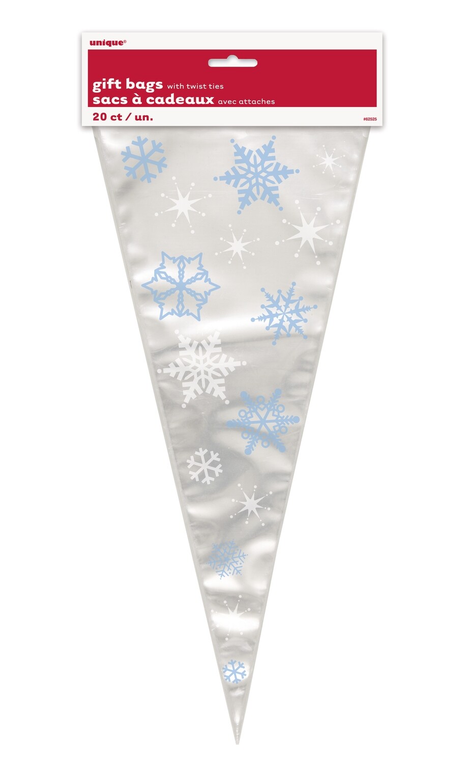 Snowflake Large Cone Cello Bags