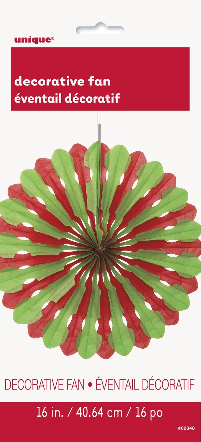 Red/Green 16" Fan