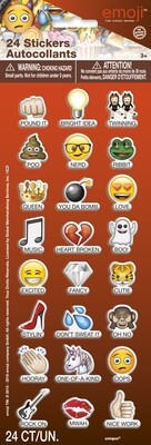 Emoji Sayings Puffy Sticker Sheet
