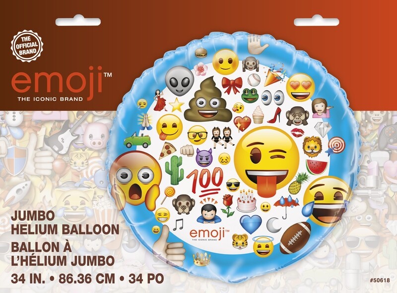 Emoji 34" Giant Foil Balloon