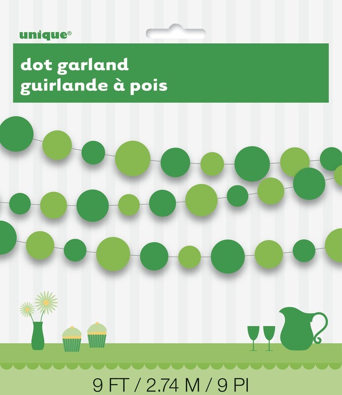 St. Pats Paper Garland 9FT