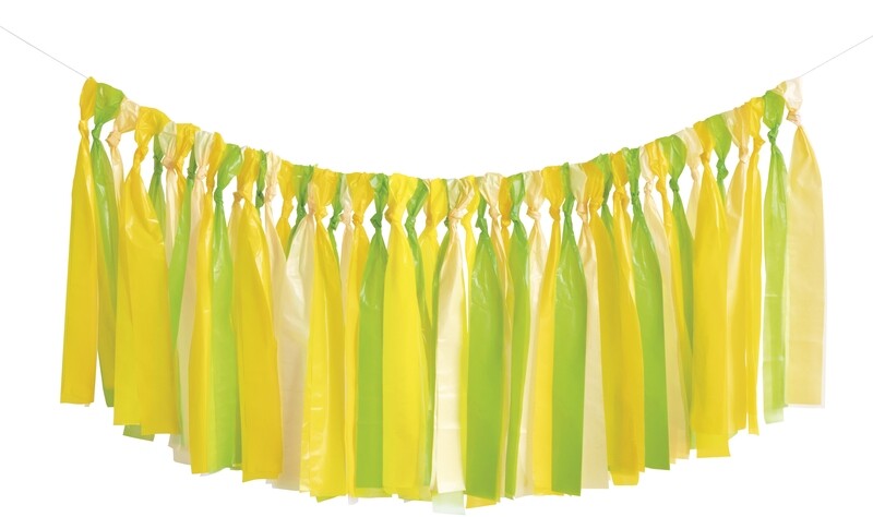 Lime Green/ Lt Yellow Fringe Backdrop Kit