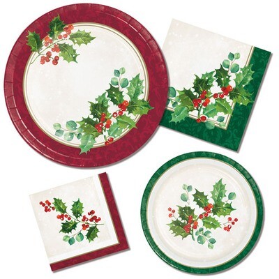 Holiday Holly 72 piece Display