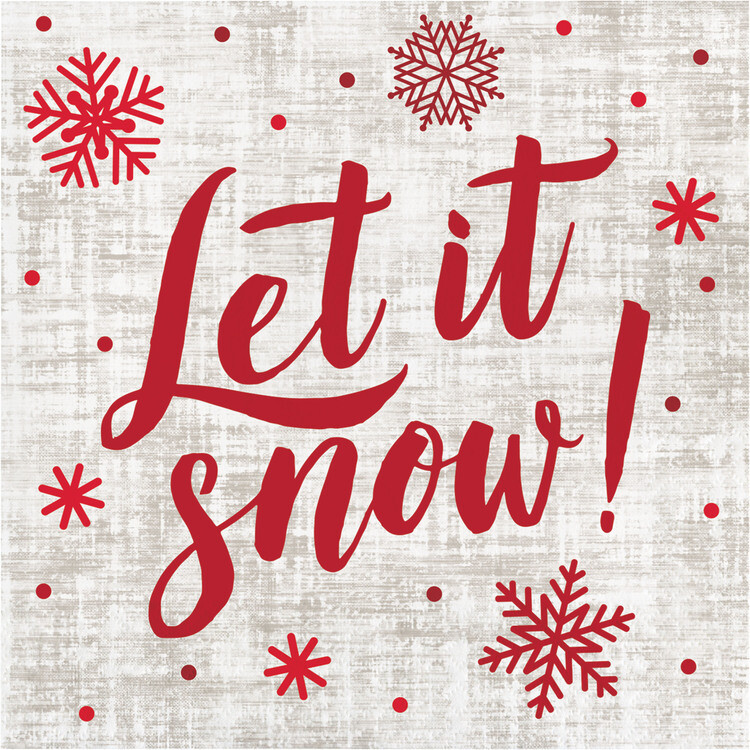 Let it Snow Luncheon Napkins