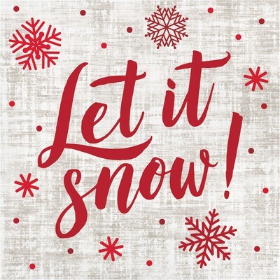 Let it Snow Luncheon Napkins
