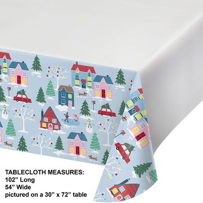 Christmas Village Table Cover