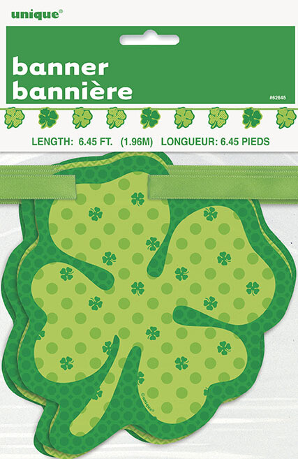 Shamrock Paper Banner  6.45FT