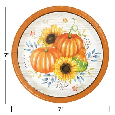 Harvest Truck 7 inch Plates