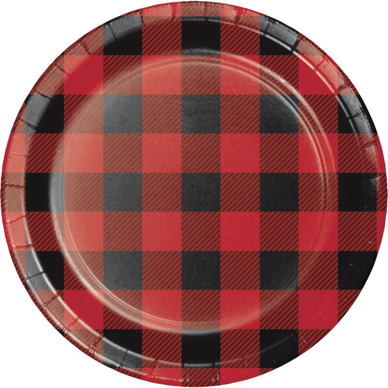 Buffalo Plaid 7" Plates