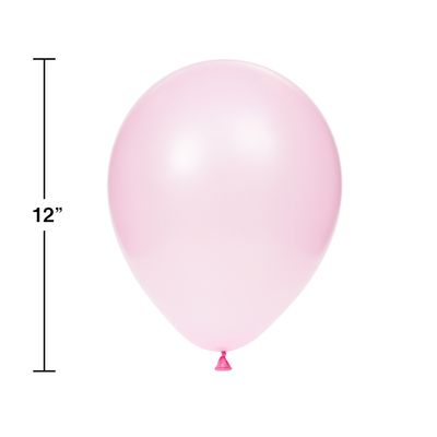 Latex Balloon Classic Pink 12"