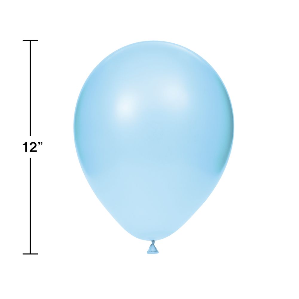Latex Balloon Pastel Blue 12"