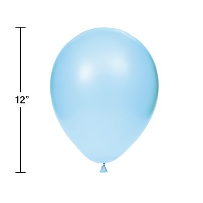Latex Balloon Pastel Blue 12"