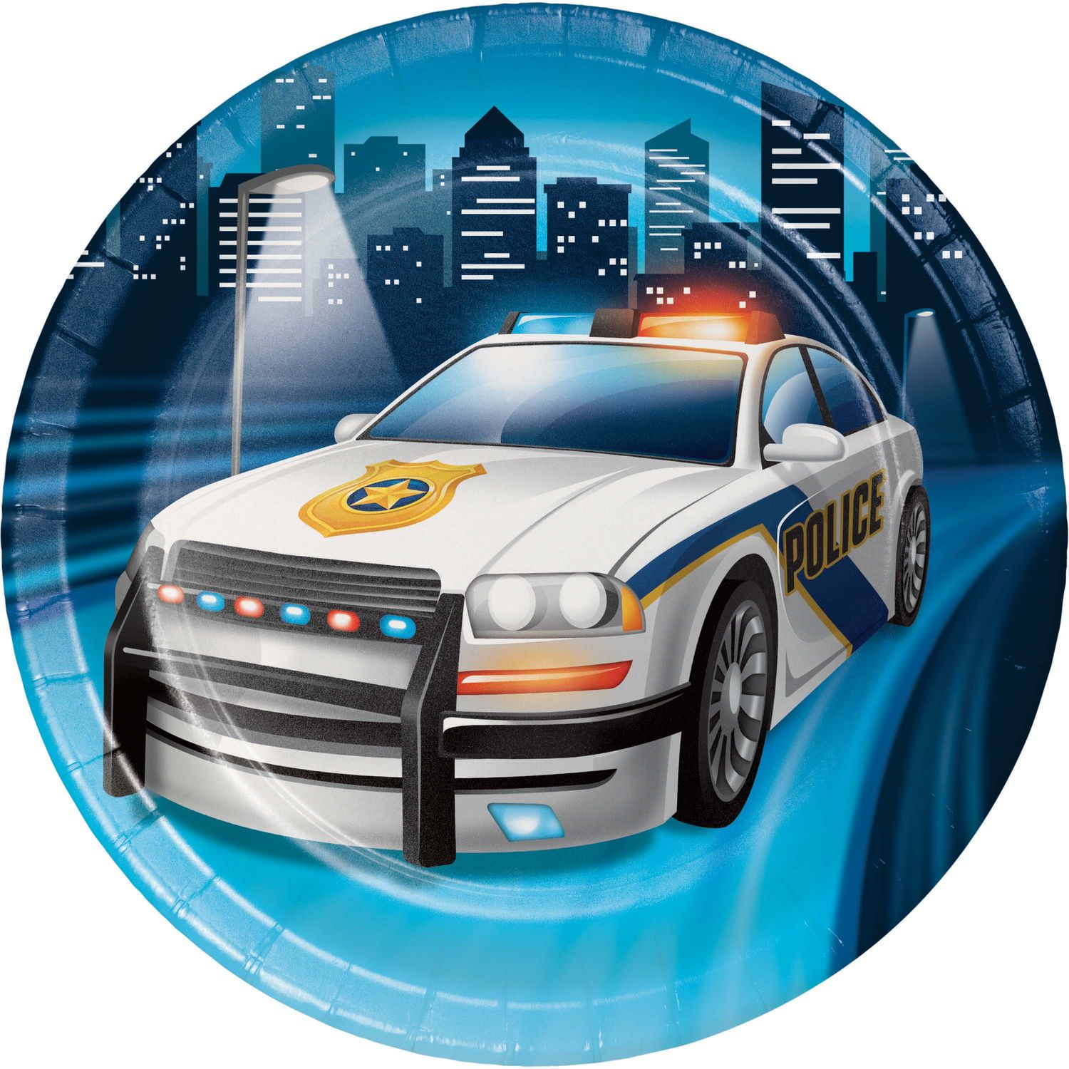 Police Party 7" Plates