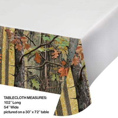 Hunting Camo Plastic Table Covers