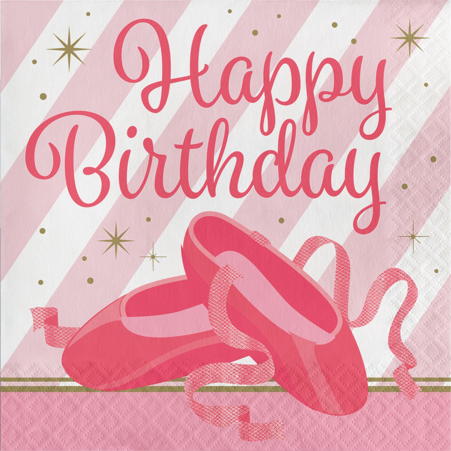 Twinkle Toes Happy Birthday Luncheon Napkins