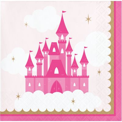 Little Princess Beverage Napkins