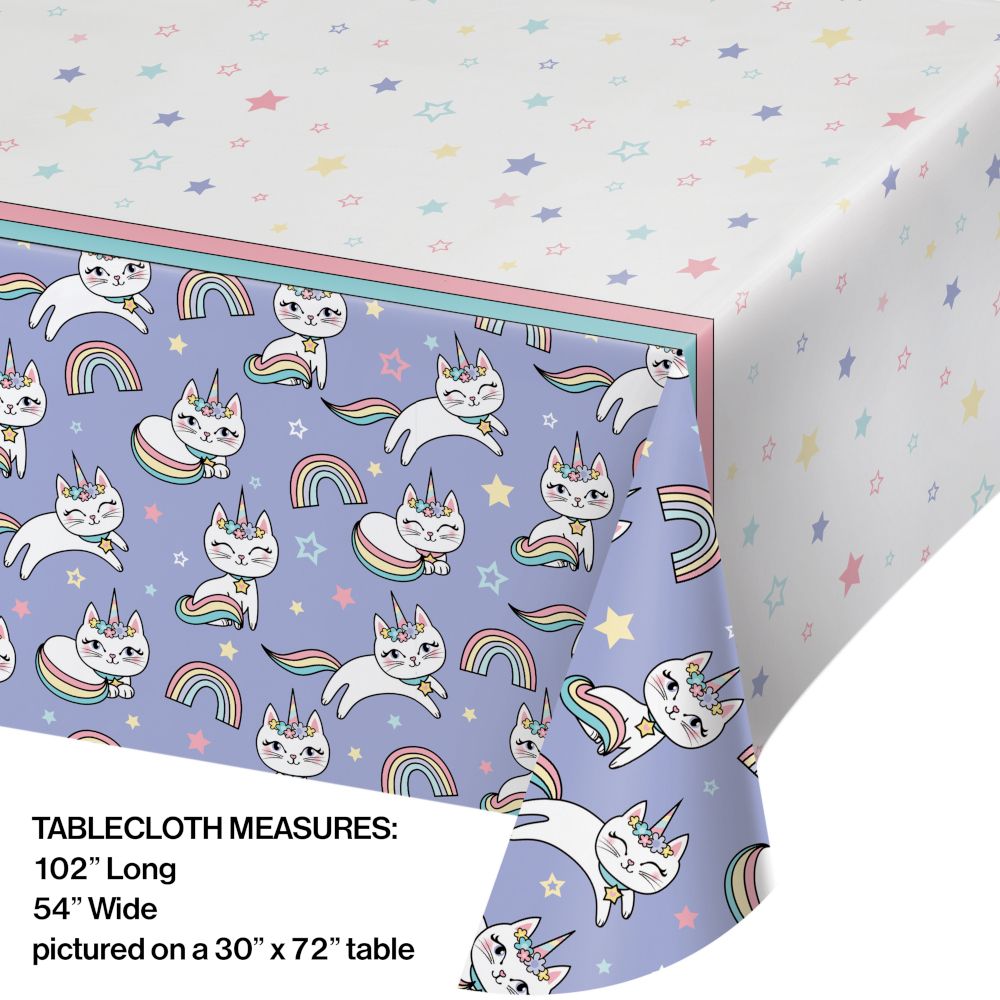 Sassy Caticorn  Plastic Table Cover