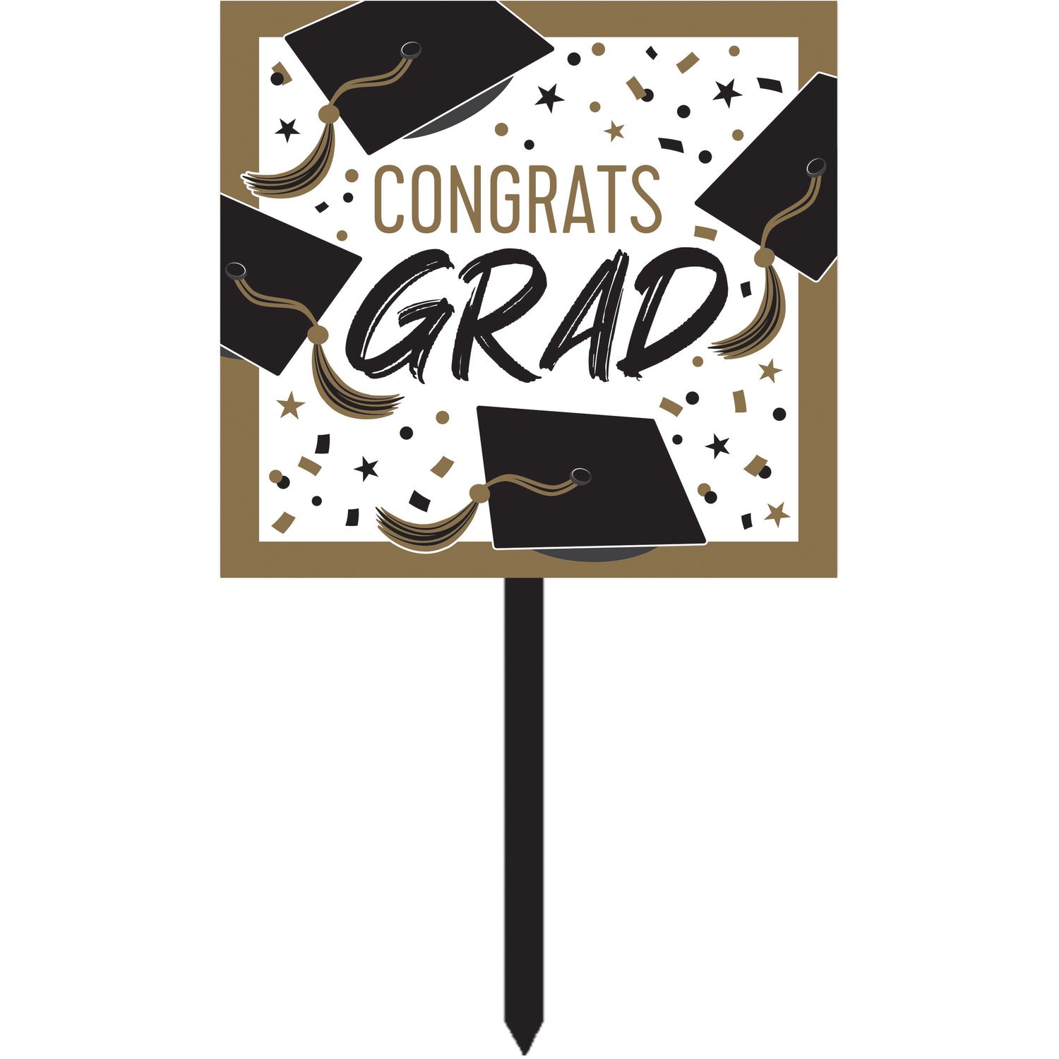 Golden Grad Yard Sign
