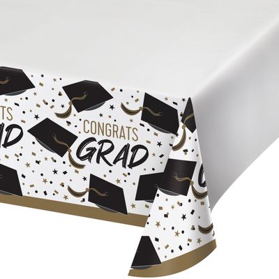 Golden Grad Paper Table Covers
