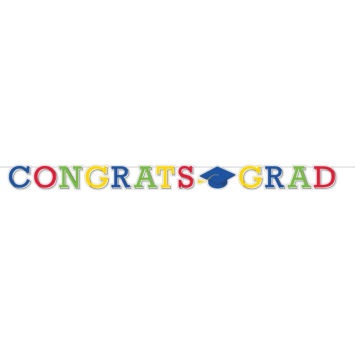 Hats Off Shaped Banner