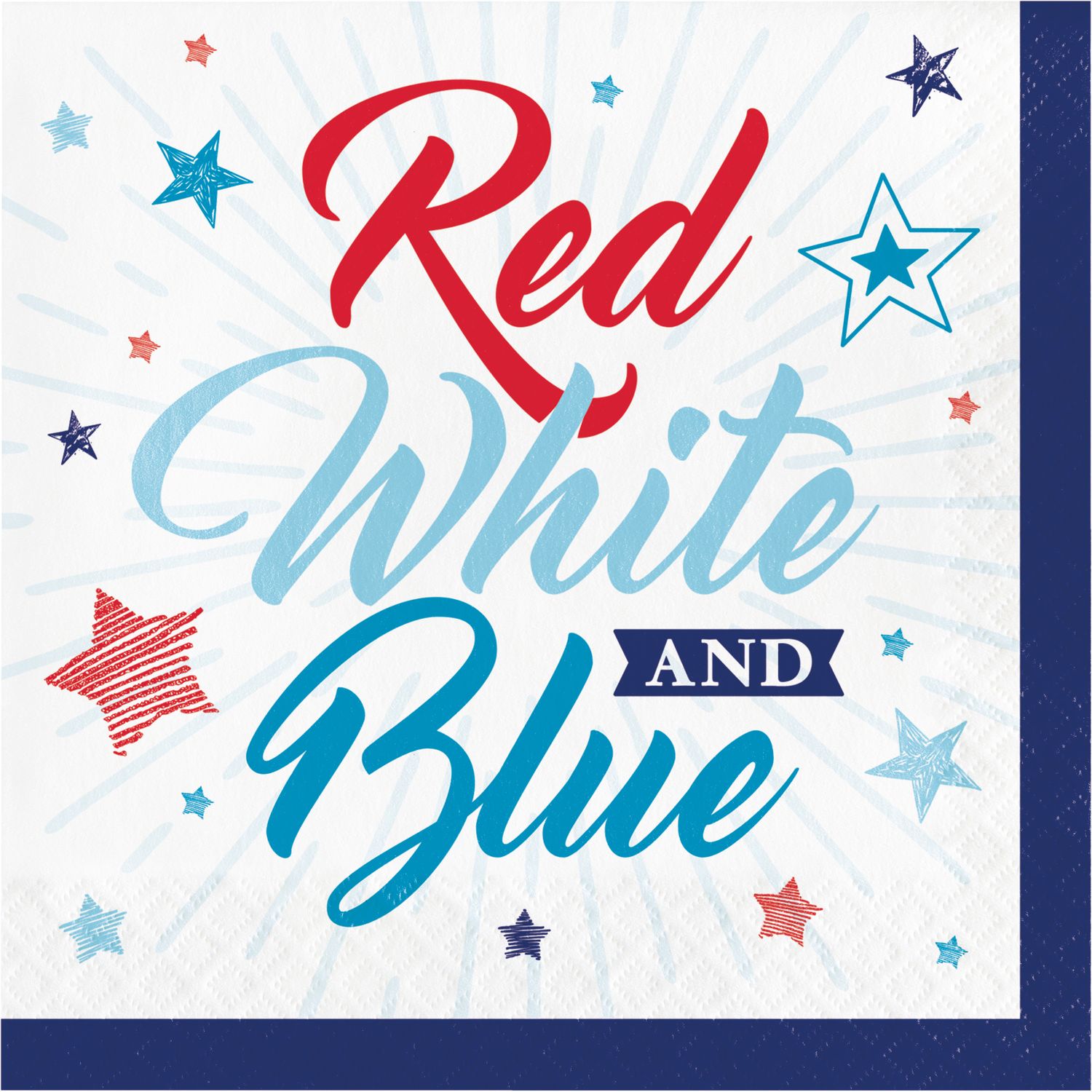 Patriotic luncheon  Napkins