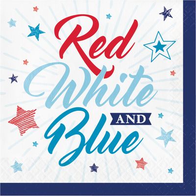 Patriotic luncheon  Napkins