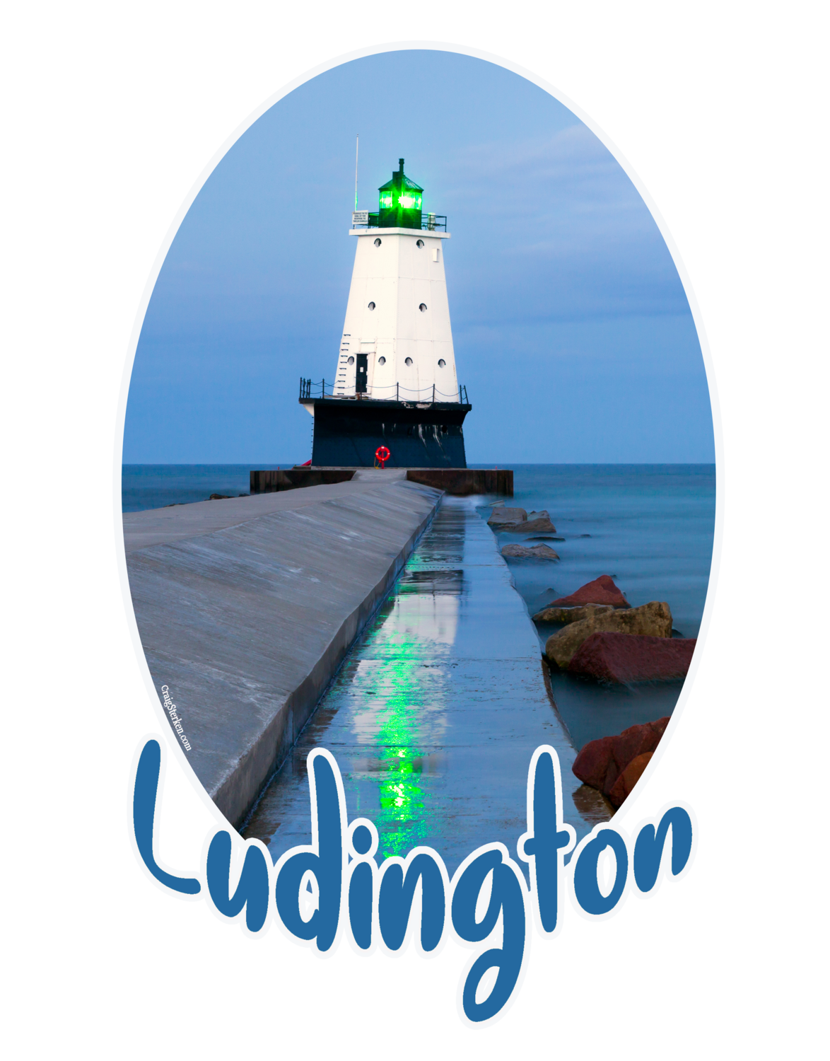 3-Pack Ludington Stickers - Free Shipping