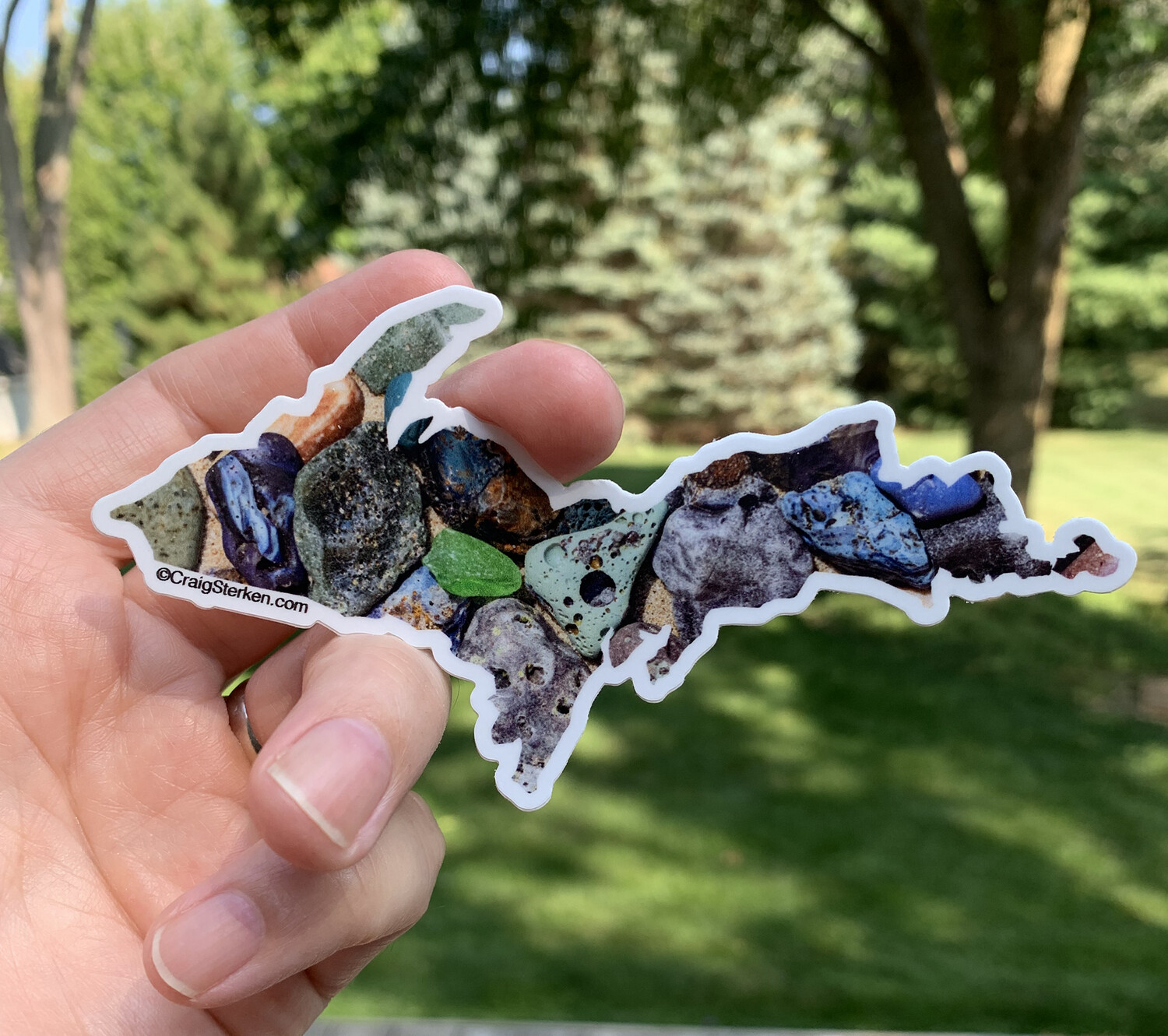 Upper Peninsula Rocks - UP Sticker