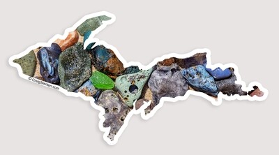 Upper Peninsula Rocks - UP Sticker