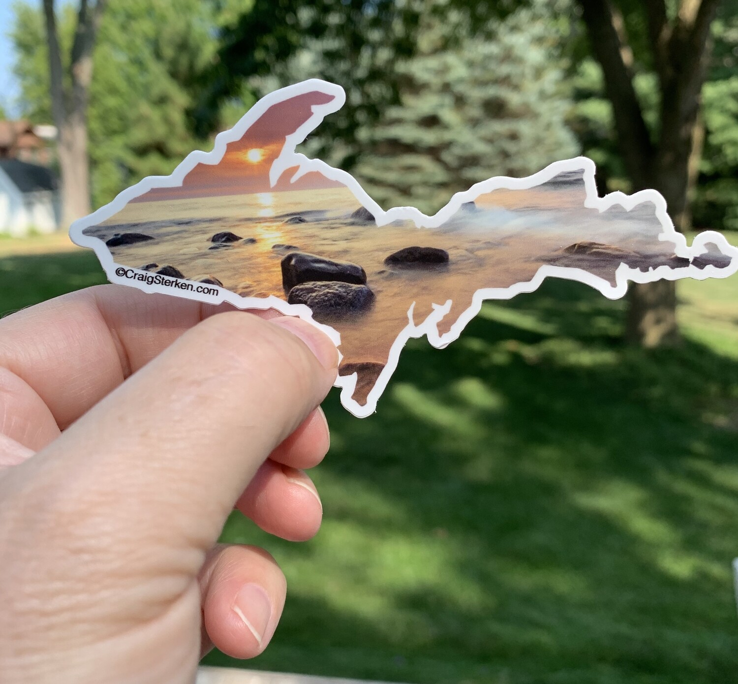 Lake Superior Sunset Sticker - Upper Peninsula