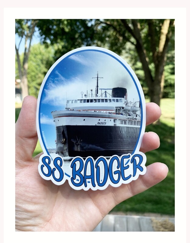 SS Car Ferry Badger in Ludington Michigan - FREE SHIPPING!