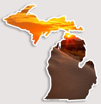 Sleeping Bear Dunes Sticker - FREE SHIPPING!