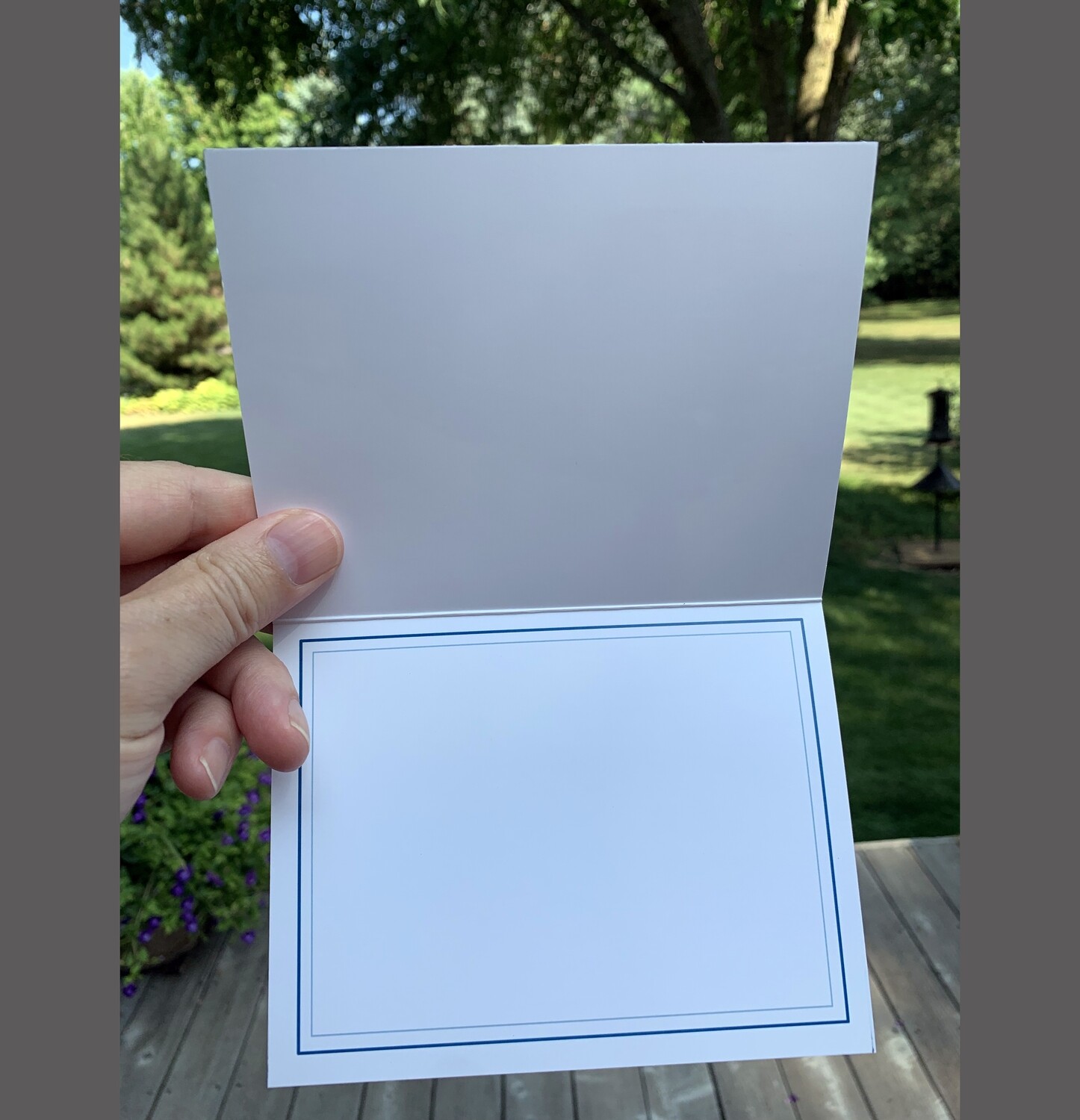 Polar Express Greeting / Note Card. Blank Inside. FREE SHIPPING