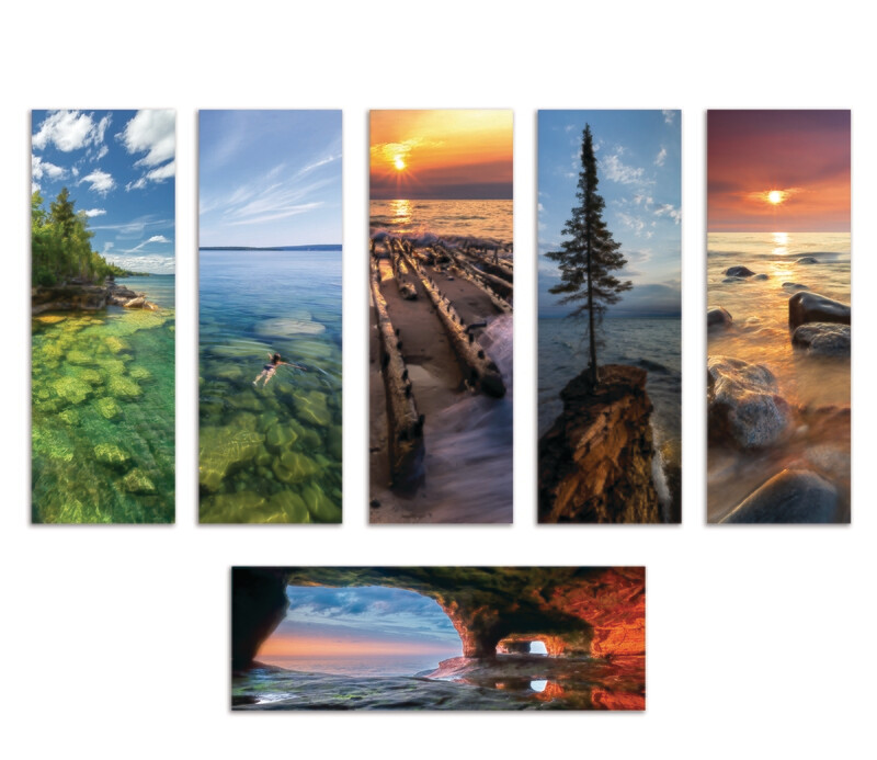 Lake Superior Bookmarks - 6 Count Super Pack - FREE SHIPPING