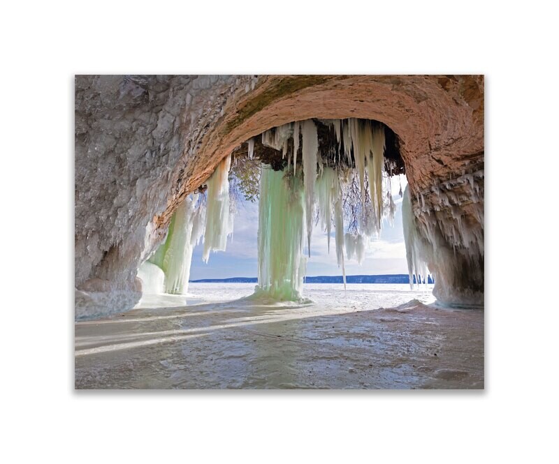 Grand Island Ice Cave - Photo Magnet