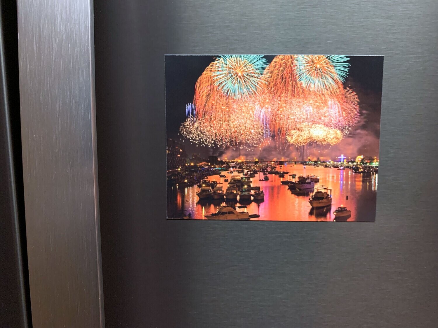 Bay City Firework Photo Magnet 1