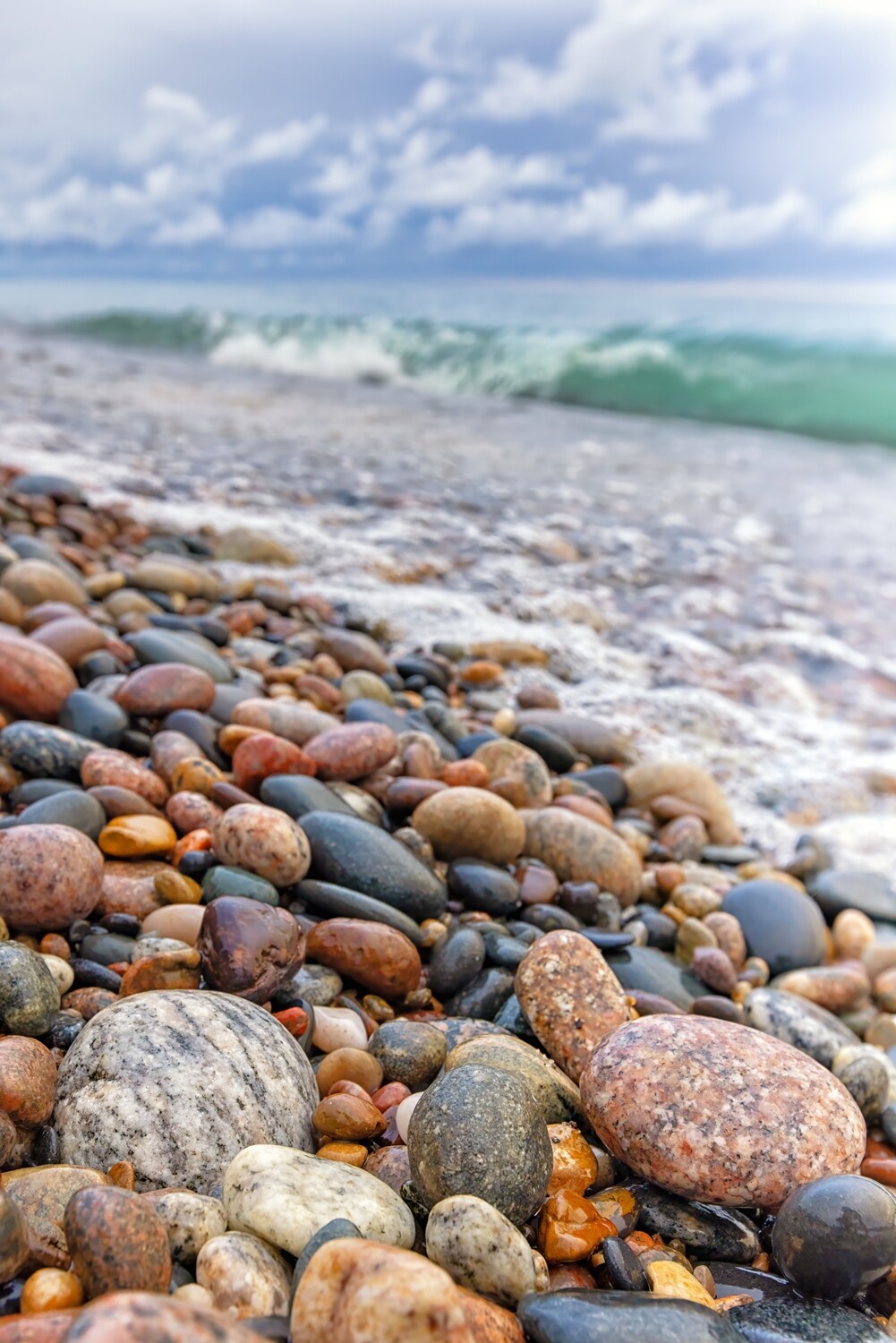Fine Art Print - Lake Superior Rocks at Whitefish Point - Michigan Upper Peninsula