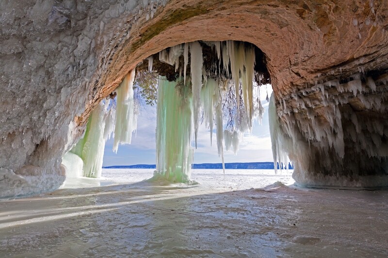 Fine Art Print - Grand Island Ice Cave - Lake Superior