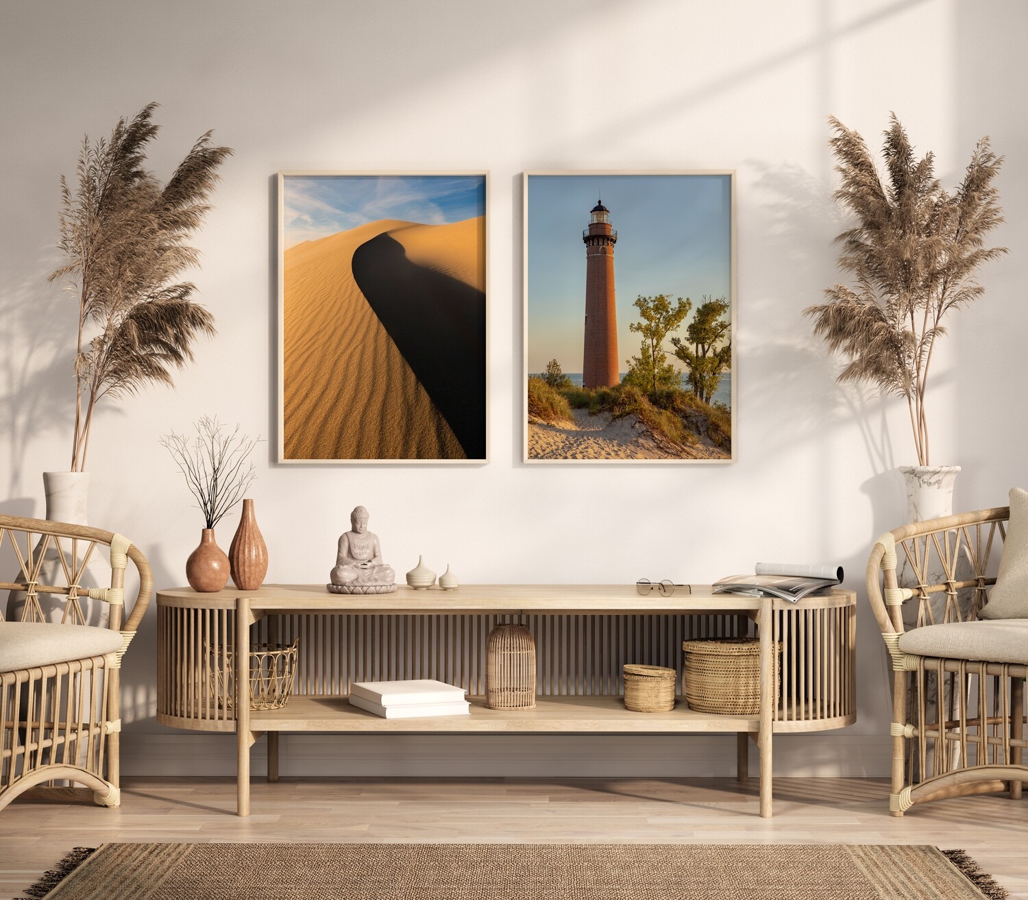 Little Sable Lighthouse on Lake Michigan - Fine Art Print