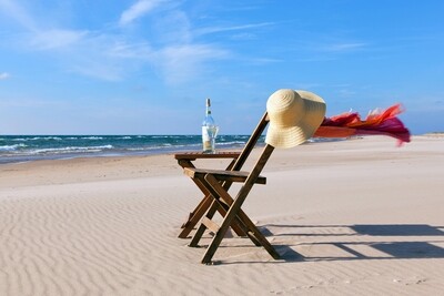 Wine and Wind on Lake Michigan - Fine Art Print