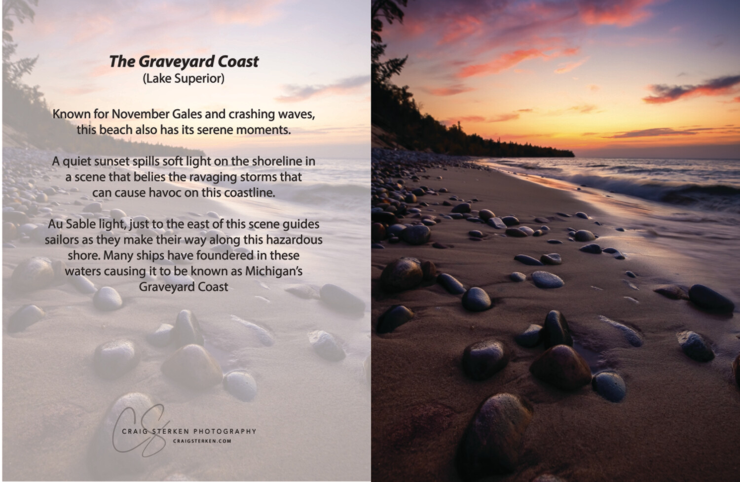 Lake Superior Sunset Note Card Multi-Pack - Free Shipping!