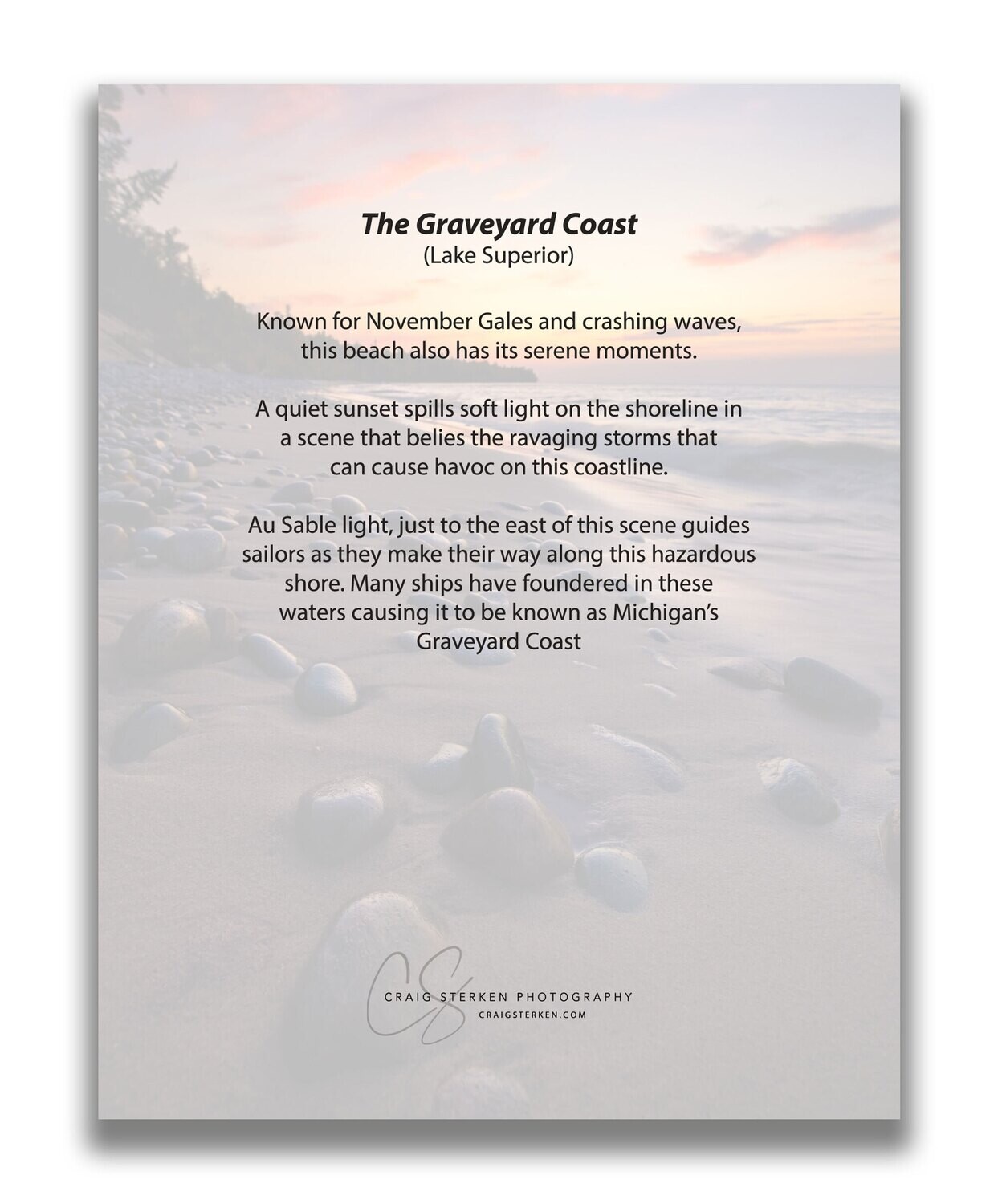 Lake Superior Sunset Note Card Multi-Pack - Free Shipping!