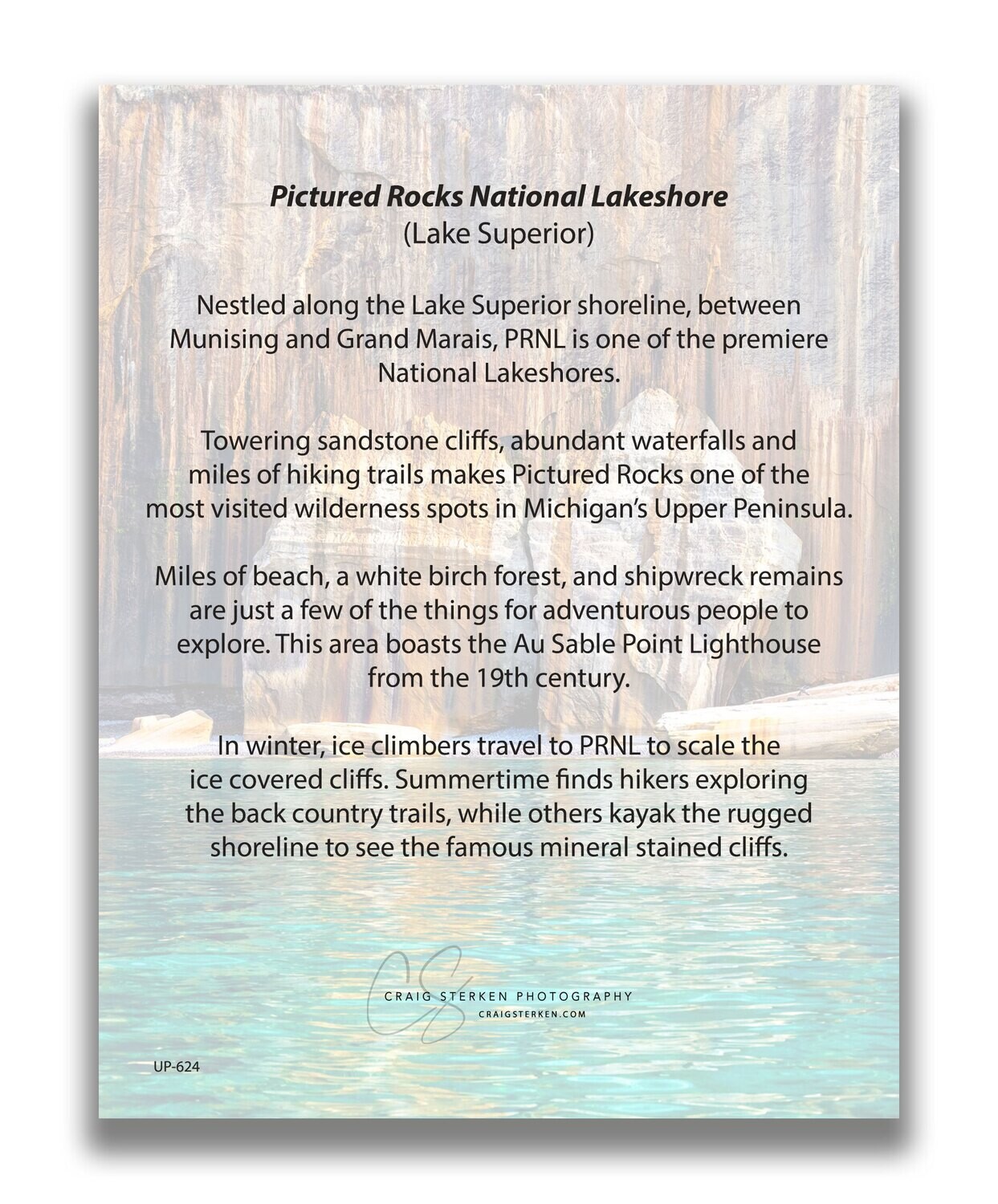 Note Card Multi-Pack - Michigan&#39;s Pictured Rocks  - FREE SHIPPING