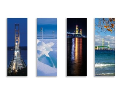 Mackinac Bridge Bookmarks - 4-Pack with Free Shipping!