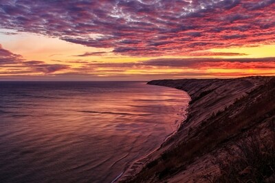 Sunrise at Grand Sable Dunes - Lake Superior - Fine Art Print