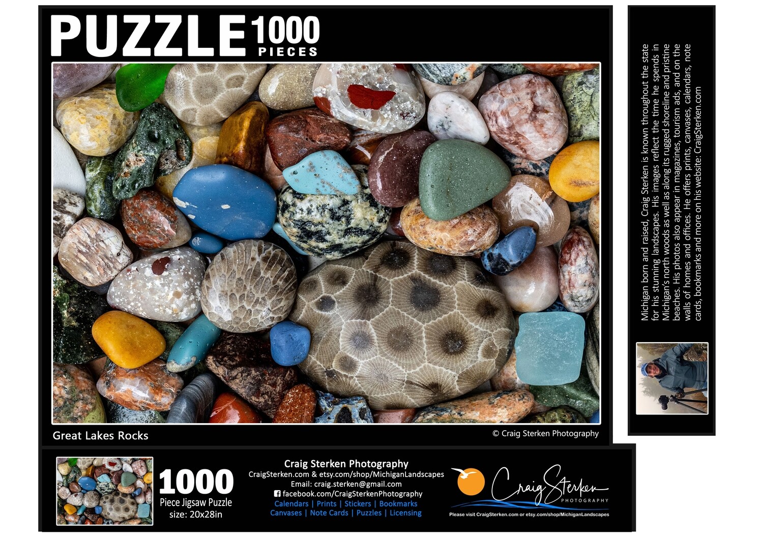 Great Lakes Rocks Jigsaw Puzzle