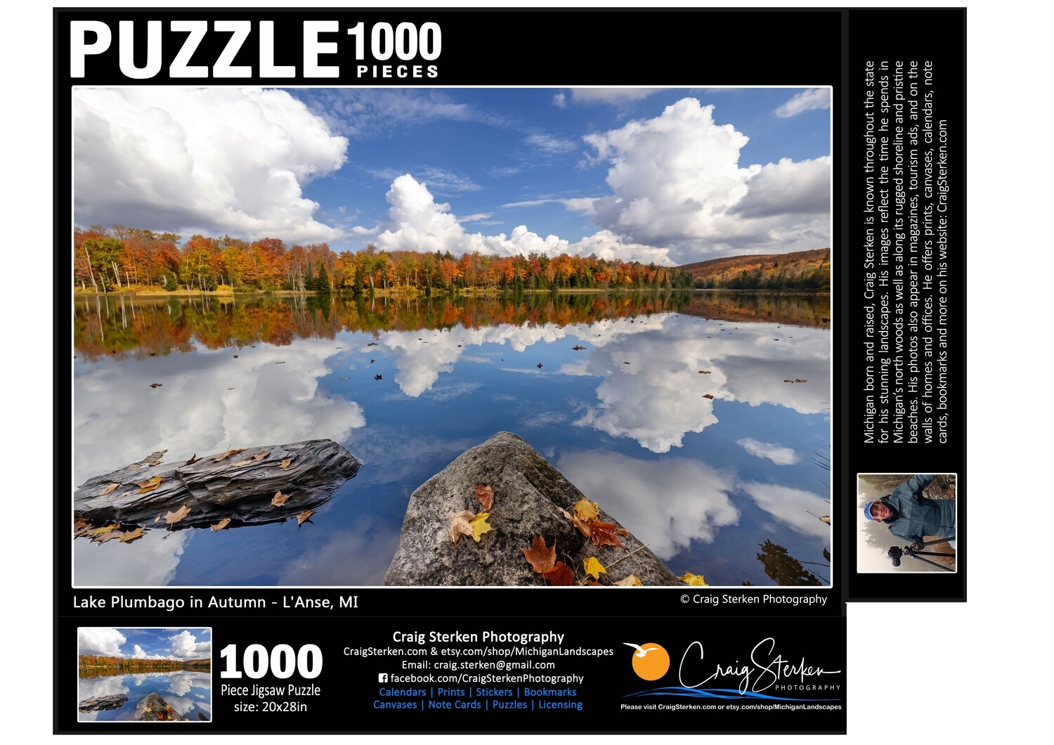 Lake Plumbago in Autumn Jigsaw Puzzle
