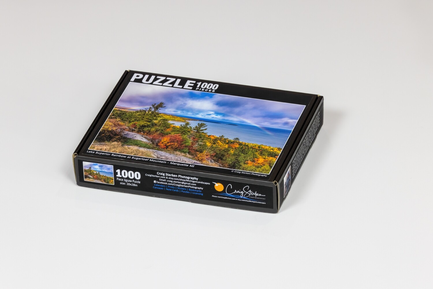 Rainbow at Sugarloaf Mountain Jigsaw Puzzle
