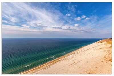 Fine Art Print - Lake Michigan &amp; Sleeping Bear Dunes Scenic View